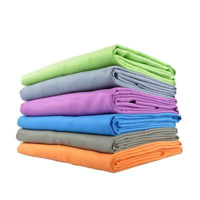 microfibre camping towel face towel for camping 60*120cm 24*48inch Grey Orange Pink Green Olive Green Purple OEM Available