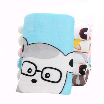 Wholesales six layer bamboo fiber muslin baby blankets for newborns cotton baby receiving blanket