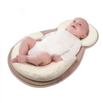 Infant Correction Anti-migraine Baby Pillow Newborn Lounger Babies Bed Mattress Nest Baby Bed Head Support Pillow