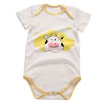 Summer new born bodysuit 100% organic cotton baby boys' rompers