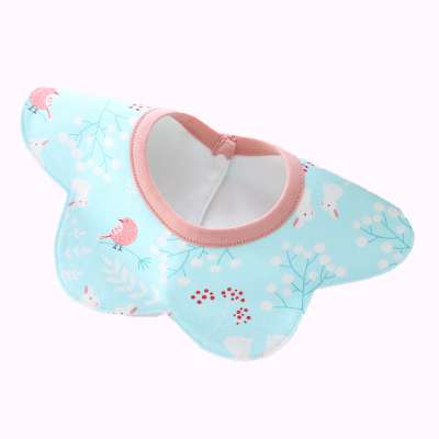 Wholesale Factory Price Custom Soft Absorbing Muslin Baby Bib Polyester Printing Cute Baby Drool Bibs