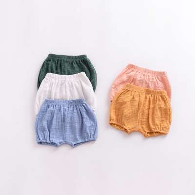 2020 Baby Muslin Cloth Children Clothes Summer Kids for 3-8 Years Shorts Design Stock