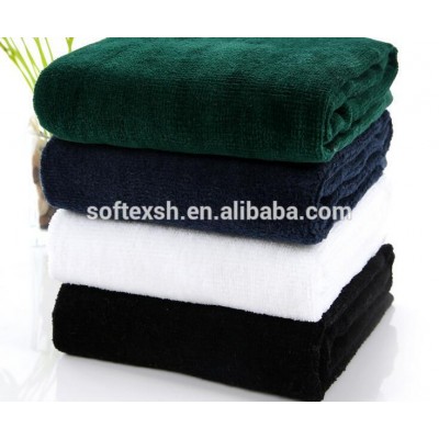 luxury hotel/ Spa 350g-500g white bath towel 70x140 cm 100% cotton