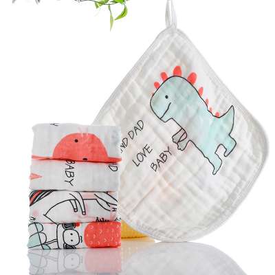 Suppersoft Newborn printing 6layer 100% cotton muslin face cloth